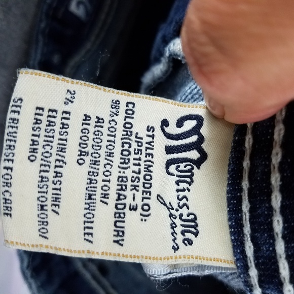 Missme skinny Jean's chrust wings pocket size  26 - Picture 8 of 8
